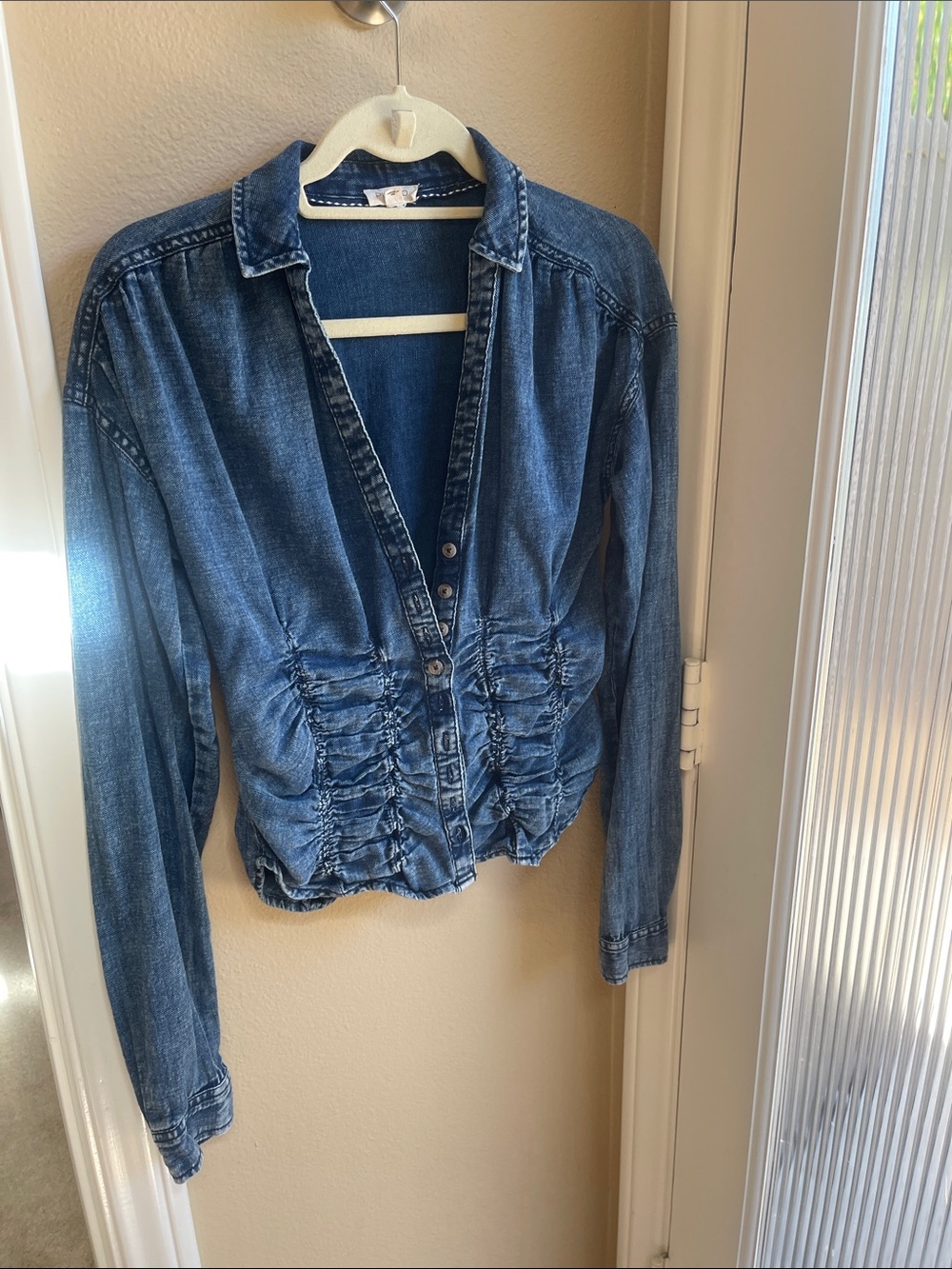 Pilcro Dark Blue Denim Jacket